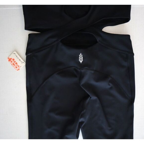 FP Movement OB1449134 Women's Sz S Black Back It Up One Piece Jumpsuit - Picture 6 of 11